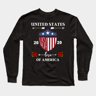 UNITED STATES OF AMERICA Long Sleeve T-Shirt